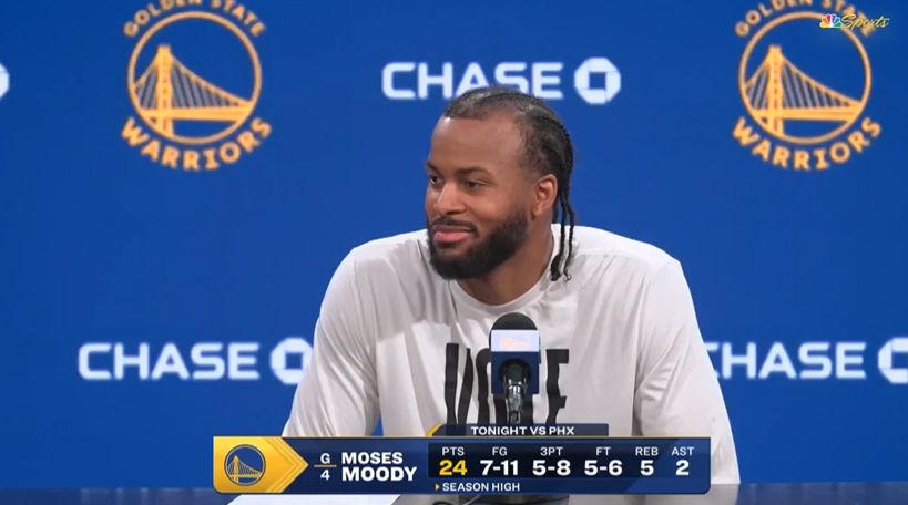 Moody talks about not being in the starting lineup: Not everything will go as planned, but I’m always ready