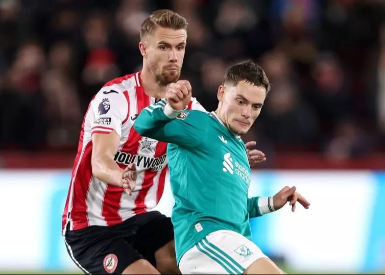 Echo Rating of Liverpool vs. Bees: Wirtz is the lowest in the team, Salah only has 5 points