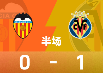 La Liga halftime: Moreno made a point + took a penalty and scored, Huang Qian led Valencia 1-0