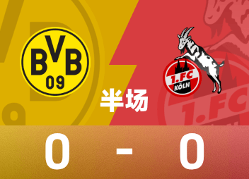Bundesliga halftime: Said Mara missed a chance, Adeyemi made a danger, Dortmund 0-0 Cologne