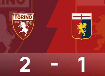 Serie A match report: Sabelli scored an own goal, Maripan made the last shot, Torino reversed Genoa 2-1